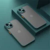 Shockproof Armor Matte Case For iPhone 16 15 14 Plus 13 11 12 Pro Max Luxury Silicone Bumper Clear Hard PC Back Cover Capa - Image 26