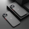 Shockproof Armor Matte Case For iPhone 16 15 14 Plus 13 11 12 Pro Max Luxury Silicone Bumper Clear Hard PC Back Cover Capa - Image 24
