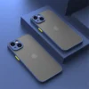 Shockproof Armor Matte Case For iPhone 16 15 14 Plus 13 11 12 Pro Max Luxury Silicone Bumper Clear Hard PC Back Cover Capa - Image 25