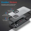 Shockproof Armor Matte Case For iPhone 16 15 14 Plus 13 11 12 Pro Max Luxury Silicone Bumper Clear Hard PC Back Cover Capa - Image 17