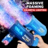 Fully Automatic Bubble Gun Rocket Bubbles Machine Automatic Blower with Bubble Liquid Toy for Kids Beach Outdoor Bubble Gifts - Image 12