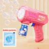 Fully Automatic Bubble Gun Rocket Bubbles Machine Automatic Blower with Bubble Liquid Toy for Kids Beach Outdoor Bubble Gifts - Image 10