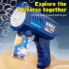 Fully Automatic Bubble Gun Rocket Bubbles Machine Automatic Blower with Bubble Liquid Toy for Kids Beach Outdoor Bubble Gifts - Image 2