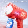 Fully Automatic Bubble Gun Rocket Bubbles Machine Automatic Blower with Bubble Liquid Toy for Kids Beach Outdoor Bubble Gifts - Image 19